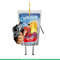 a caprisun with a gun