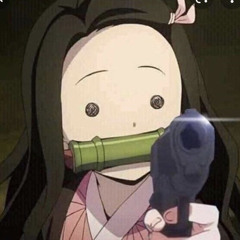 ✨nezuko with gun✨