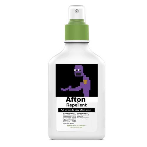 a bottle of afton repellent’s avatar