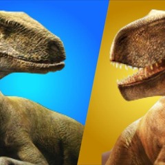 T-Rex + Velociraptor