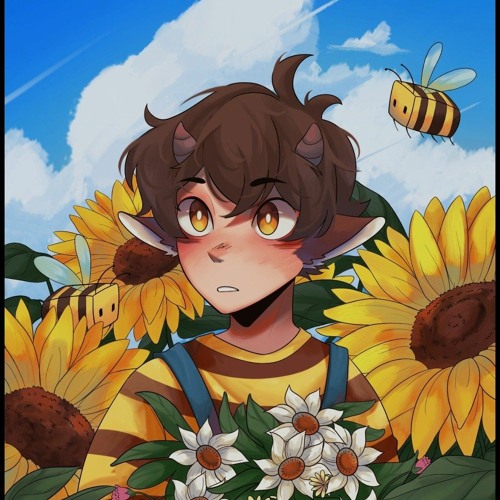 Tubbo with his bees🥺💛