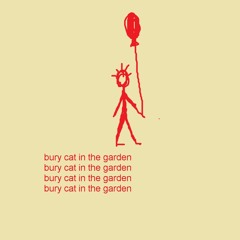 Bury Cat in the Garden