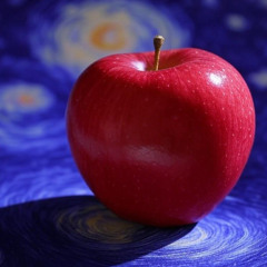 red apple
