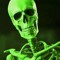evil green skeleton music