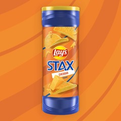 Can of Cheddar Flavor Lay's Stax