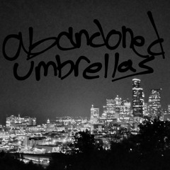 abandoned umbrellas