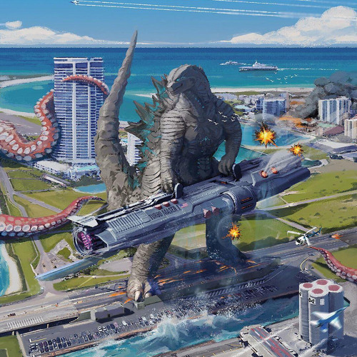 Godzilla with the World's largest fucking Railgun’s avatar