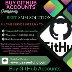 Buy GitHub Accounts