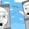 look an airplane