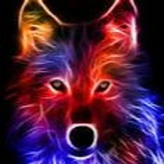 colorful wolf