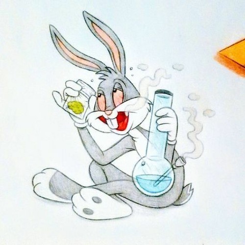 bugs bunny smoking weed drawings