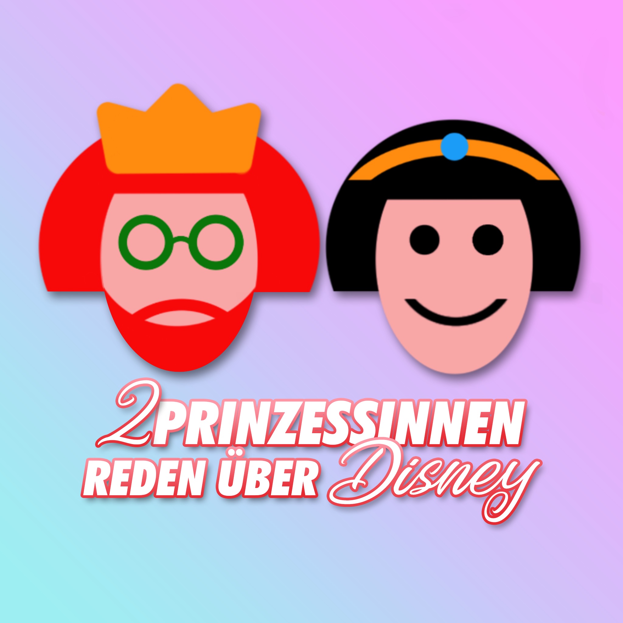 Zwei Prinzessinnen reden über Disney