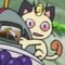 meowth playing w a yarn ball