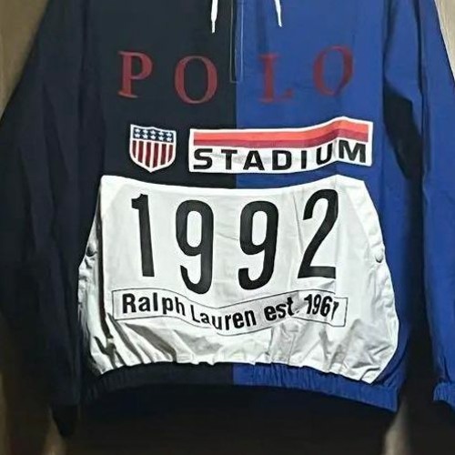 Polo ralph lauren 1992 stadium plates shop pullover jacket