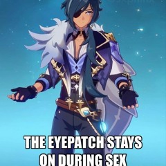 the eyepatch stays on during sex