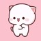 white cat soo cute