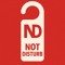 NOT DISTURB