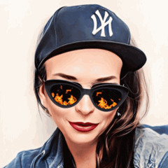 DJ Emmey Lou Visor