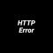 HTTP Error
