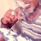 blue face
