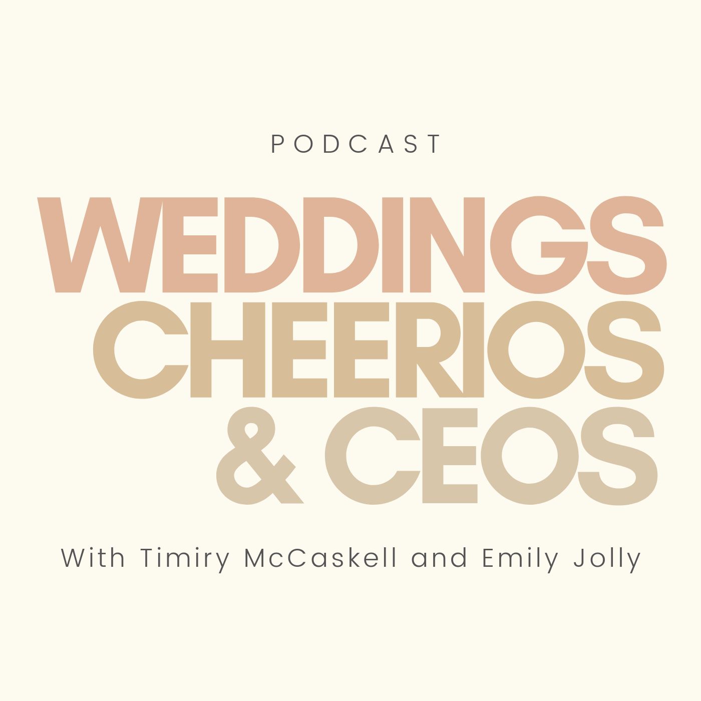 Weddings, Cheerios, and Ceos