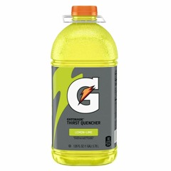 a fucking gallon of yellow gatorade