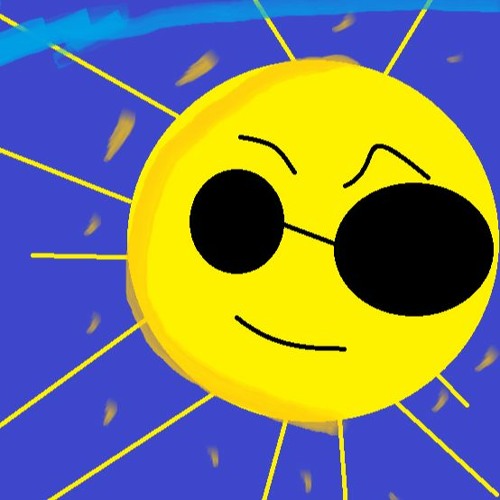 sun behind the block
