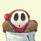 Shy guy