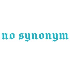 Stream NO SYNONYM - tape 001 (vinyl only) by NO SYNONYM | Listen online for  free on SoundCloud