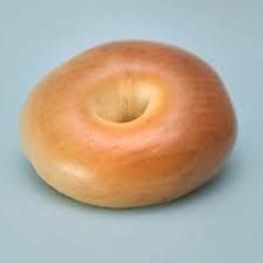 Slightly Toasted Bitten Bagel
