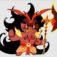 Burning spice cookie