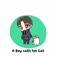 A Boy with his Cat