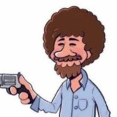 Bob Ross with a .44 Magnum