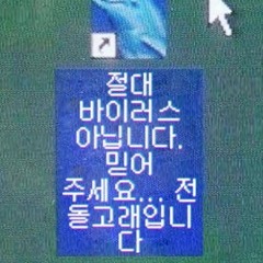 절대바이러스아닙니다믿어주세요전돌고래입니다..