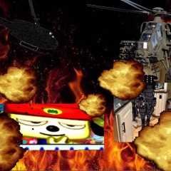 Attack helicopters: PaRappa's demolition Derby