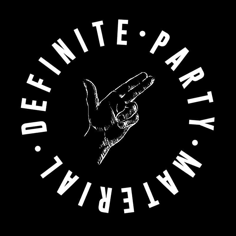 definite party material cover art
