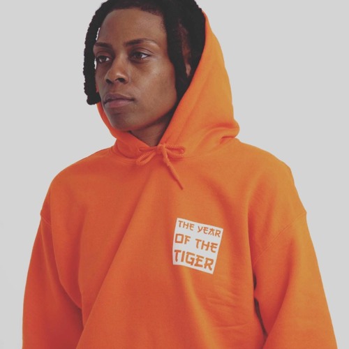 Orange zeitgeist store hoodie