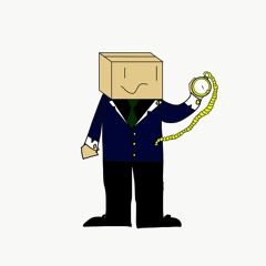 The cardboard businessman