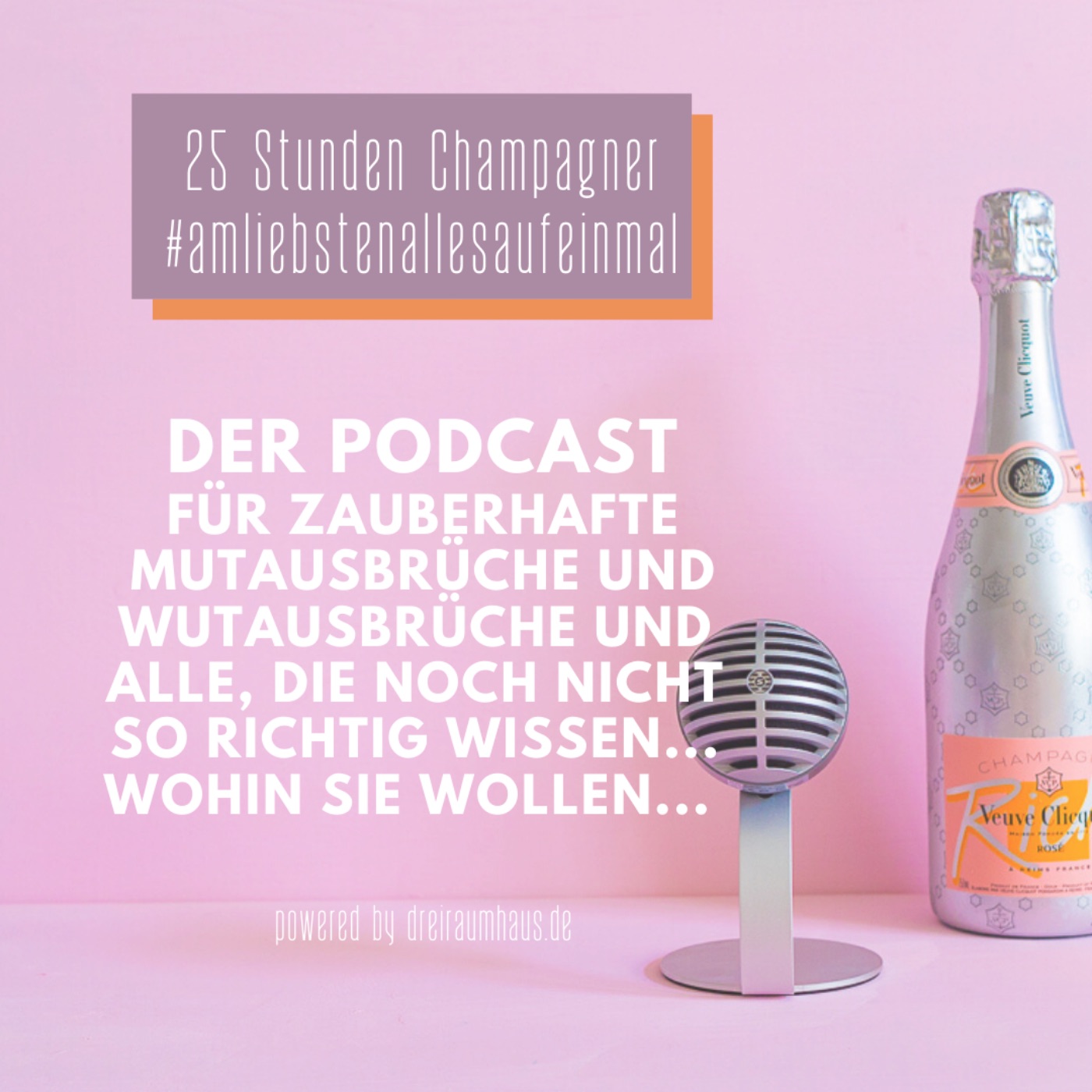 25 Stunden Champagner #amliebstenallesaufeinmal podcast artwork