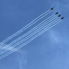 B A
