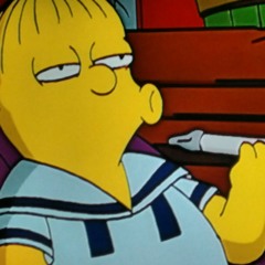 Ralph Wiggum Smoking