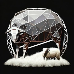 metallic sheep