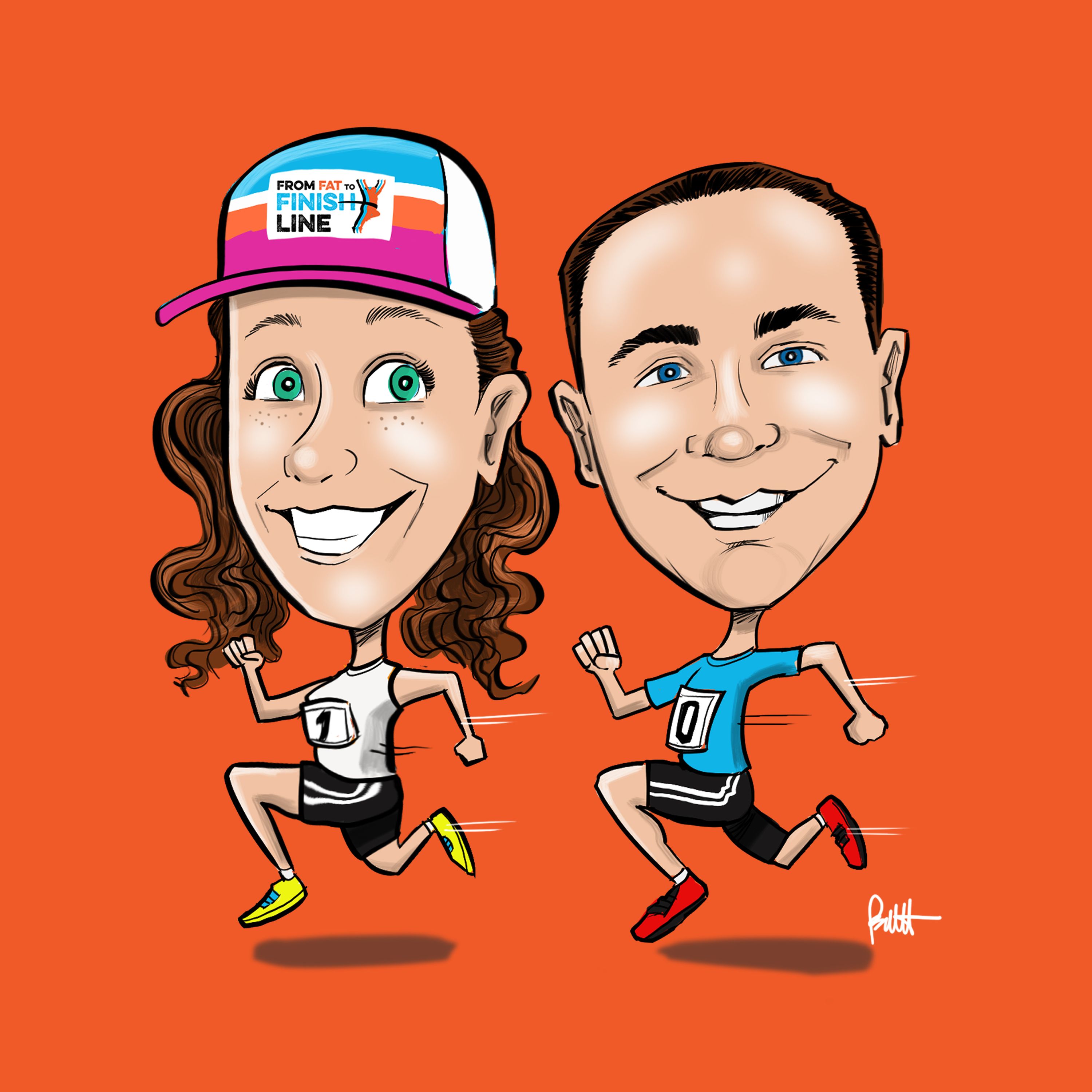 Running With From Fat to Finish Line