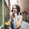 Red Lips & Headphones