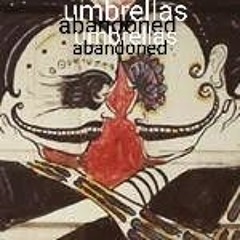 abandoned umbrellas