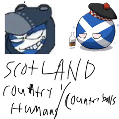 scotland countryballs/countryhuman