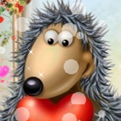 Hedgehog that looks down on his heart