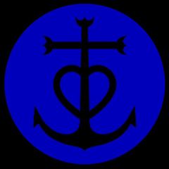 marineblå