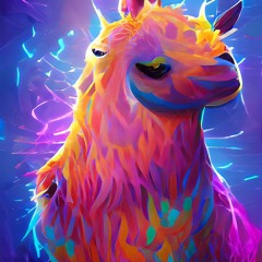 Glowing Llama