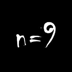 n=9